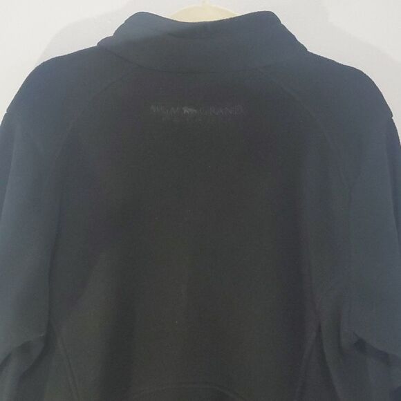 MGM Grand Detroit logo North End jacket women's size xl black fleece zip pockets - Picture 4 of 16